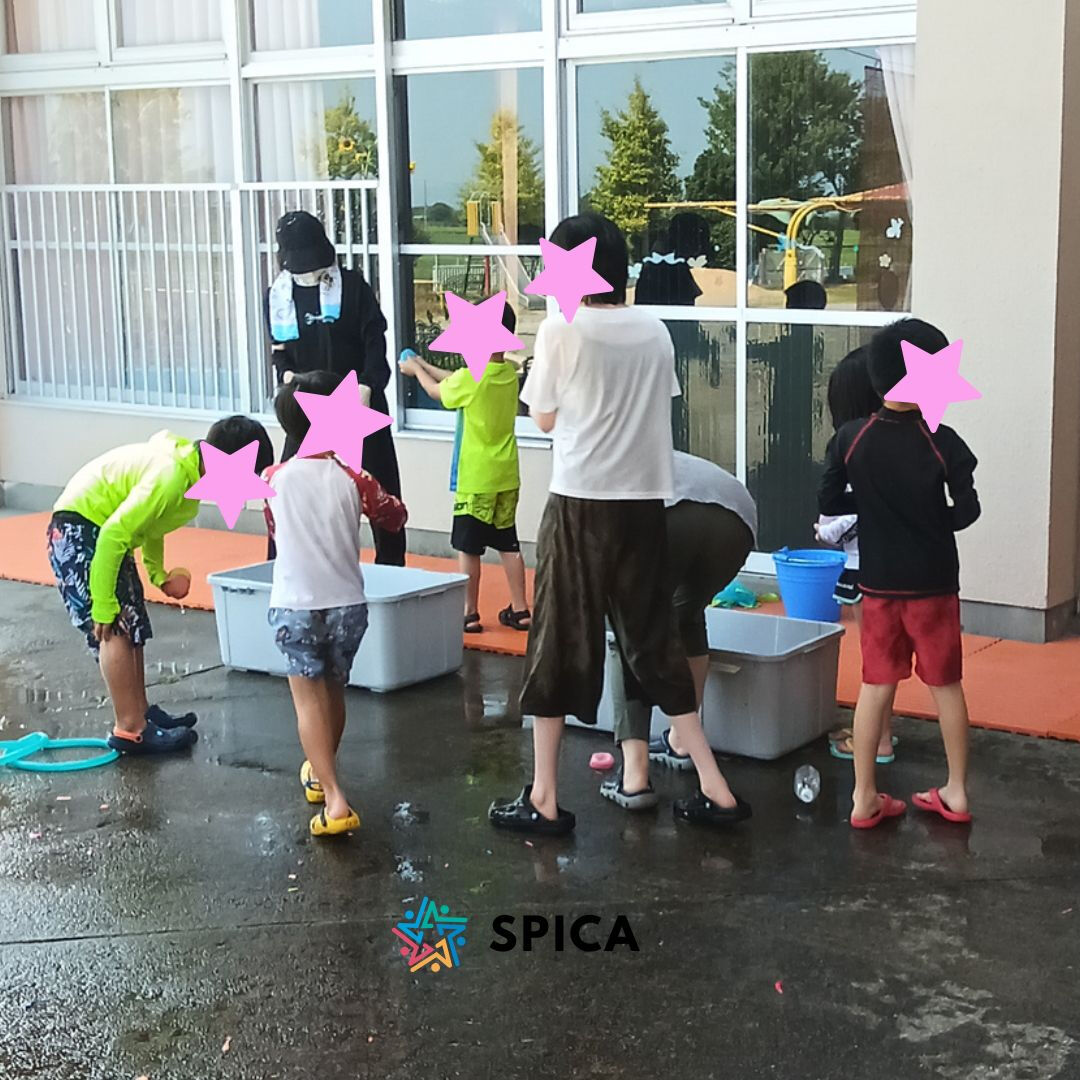 💦夏休みの水遊びに大興奮🌈