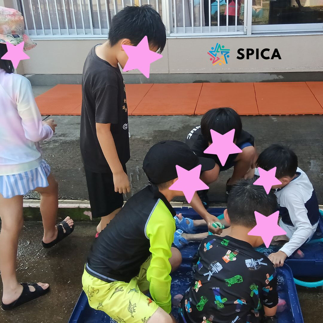 💦夏休みの水遊びに大興奮🌈